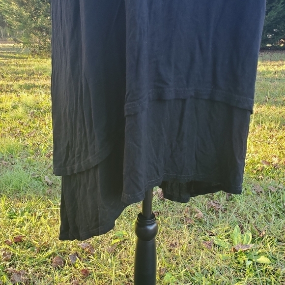 𝅺Black sleeveless top tanktop multi-layered - Picture 2 of 6